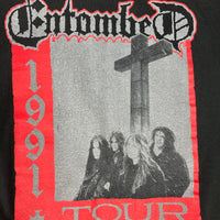 Vintage 1991 Entombed US Tour T-Shirt