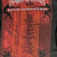 Vintage 1997 Cradle of Filth Ruin Of Europe Longsleeve