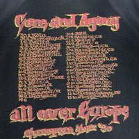 Vintage 1990 Morgoth Gore And Agony Over Europe Sweater