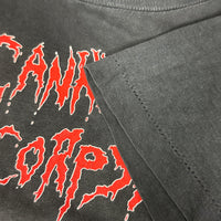 Vintage 1991 Cannibal Corpse Rock Hard Festivals T-Shirt