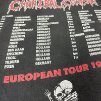 Vintage 1992 Cannibal Corpse Euro Tour T-Shirt