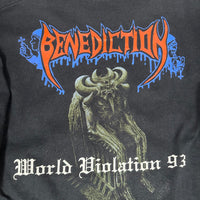 Vintage 1993 Benediction World Violation Longsleeve