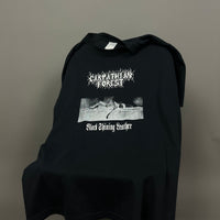 Carpathian Forest 1999 Black Shining Leather Vintage T-Shirt
