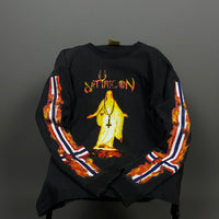 Satyricon 1994 Mot Kvitekrist Vintage Longsleeve