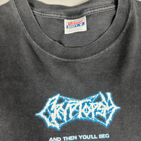 Vintage 2001 Cryptopsy The Pain Cometh T-Shirt