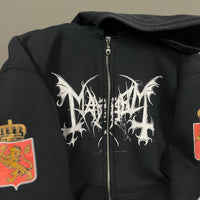 Vintage 1997 Mayhem Legion Norge Sweatshirt Zipper