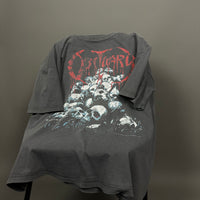 Obituary 1991 Pile of Skulls Vintage T-Shirt