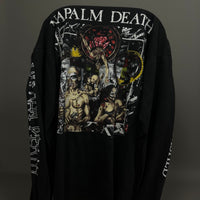 Vintage 1992 Napalm Death Europe Tour Longsleeve