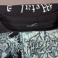 Vintage 1998 Marduk Black Metal Assault T-Shirt