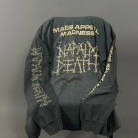 Vintage 1991 Napalm Death Mass Appeal Madness Longsleeve