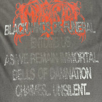 Vintage 1991 Immortal Black Winds Of Funeral T-Shirt