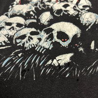 Obituary 1991 Pile Of Skulls Vintage T-Shirt