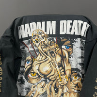 Vintage 1991 Napalm Death Mass Appeal Madness Longsleeve