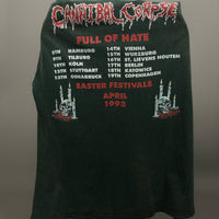 Cannibal Corpse 1993 Full Of Hate Easter Festival Vintage T-Shirt