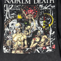 Vintage 1992 Napalm Death Europe Tour Longsleeve