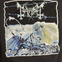 Vintage 2001 Mayhem Declaration Of War T-Shirt