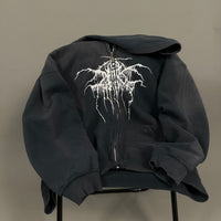 Vintage 1999 Darkthrone Transilvanian Hunger Zipper Sweatshirt