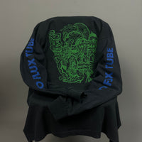 OLD 1991 Lo Flux Tube Vintage Grindcore Longsleeve