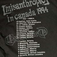 Vintage 1994 Entombed Canada Tour Wolverine Blues Longsleeve