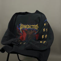 Benediction 1991 The Grand Leveller Vintage Sweater