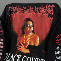 Vintage 1996 Cradle of Filth Black Goddess Longsleeve
