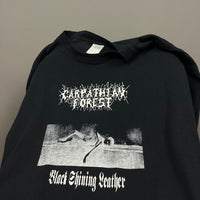 Carpathian Forest 1999 Black Shining Leather Vintage T-Shirt