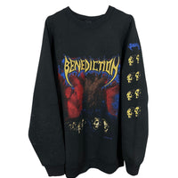 Benediction 1991 The Grand Leveller Vintage Sweater