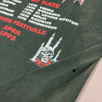 Cannibal Corpse 1993 Full Of Hate Easter Festival Vintage T-Shirt
