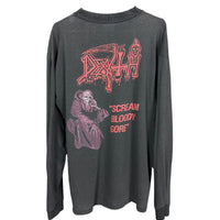 Death 1992 Scream Bloody Gore Vintage Longsleeve