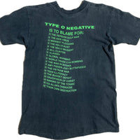 Vintage 1993 Type O Negative Bloody Kisses T-Shirt