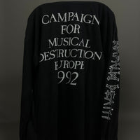 Vintage 1992 Napalm Death Europe Tour Longsleeve
