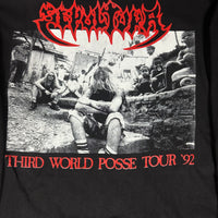 Vintage 1992 Sepultura Third World Posse Longsleeve