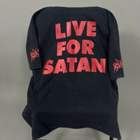Vintage 1997 Gehena Live For Satan T-Shirt