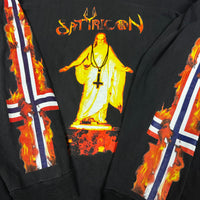 Satyricon 1994 Mot Kvitekrist Vintage Longsleeve