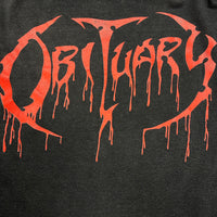 Obituary 1991 Pile Of Skulls Vintage T-Shirt
