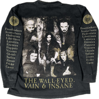 Vintage 1998 Cradle of Filth Wall-Eyed Vain & Insane Longsleeve