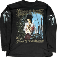Vintage 1996 Cradle of Filth Portrait Of The Dead Countess Longsleeve