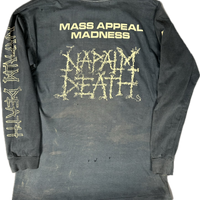 Vintage 1991 Napalm Death Mass Appeal Madness Longsleeve