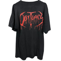 Obituary 1991 Pile Of Skulls Vintage T-Shirt