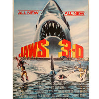 Jaws 3-D (00s) Vintage Movie Poster