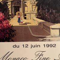 Monaco Fine Arts 1992 Promo Poster