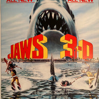 Jaws 3-D (00s) Vintage Movie Poster