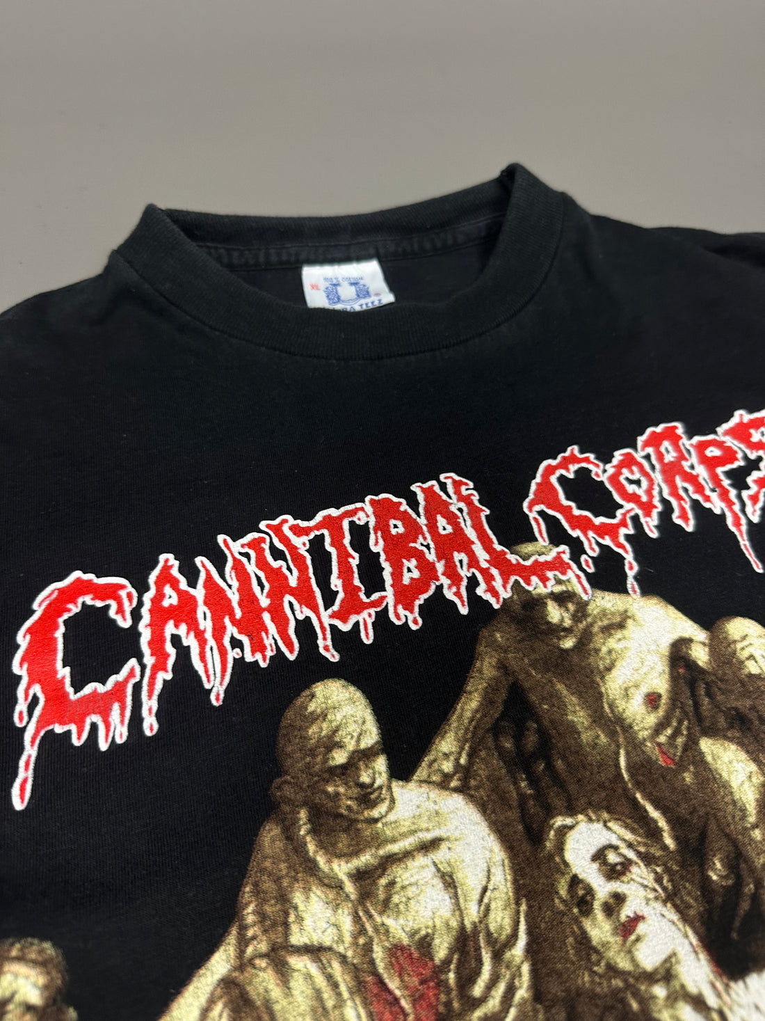 Vintage 1994 Cannibal Corpse Bleeding Easter Festivals T-Shirt