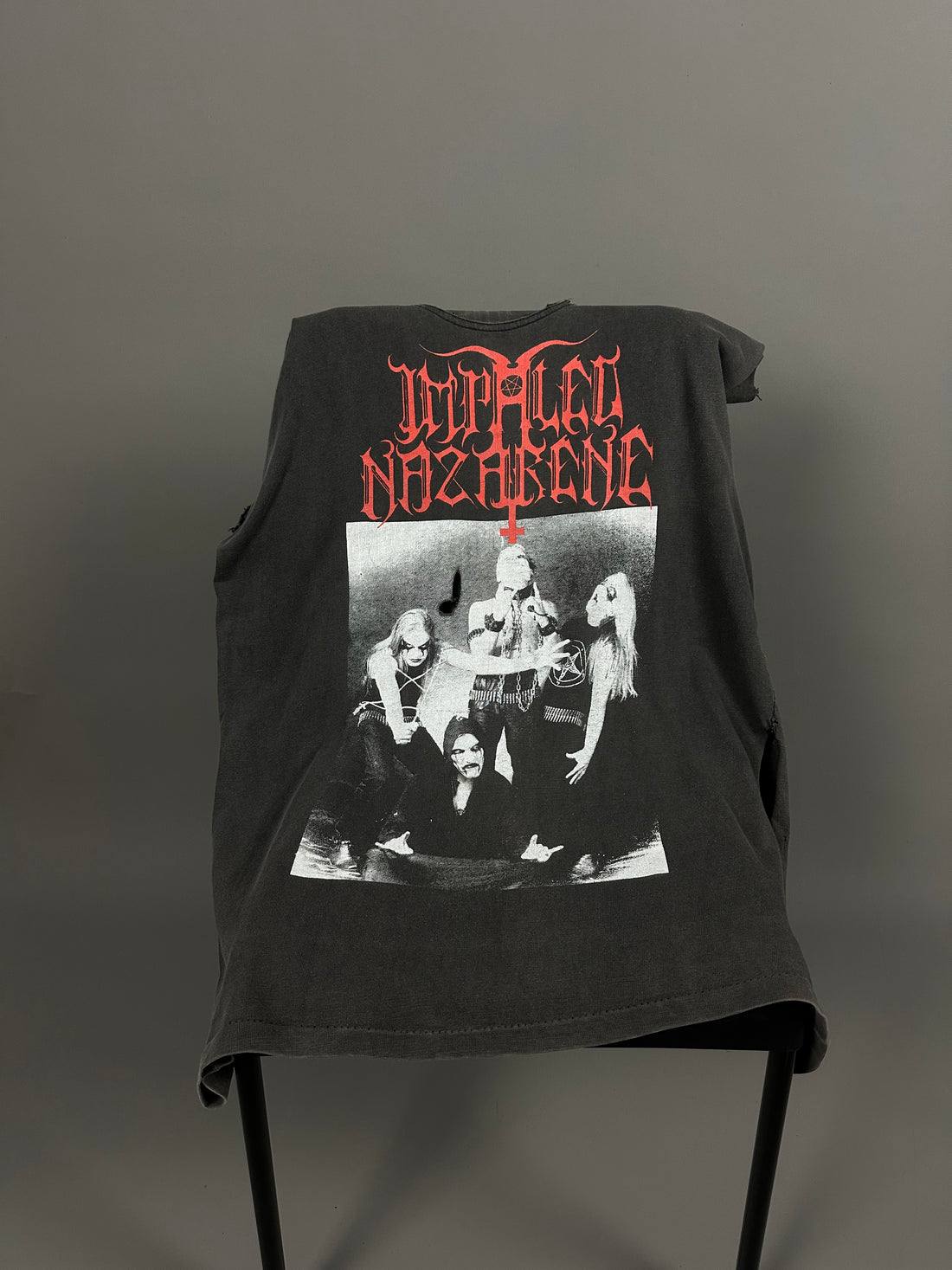 Vintage 1993 Impaled Nazarene Crucified Sleeveless T-Shirt