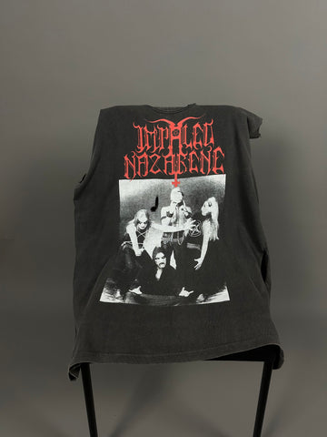 Vintage 1993 Impaled Nazarene Crucified Sleeveless T-Shirt
