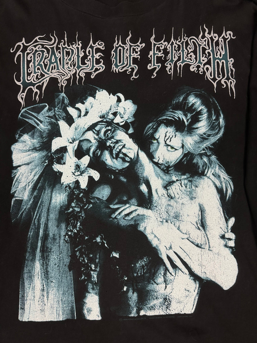 Vintage 1996 Cradle Of Filth Vampyric Evil Longsleeve