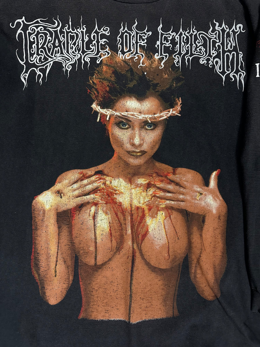 Vintage 1996 Cradle of Filth Praise The Whore Longsleeve