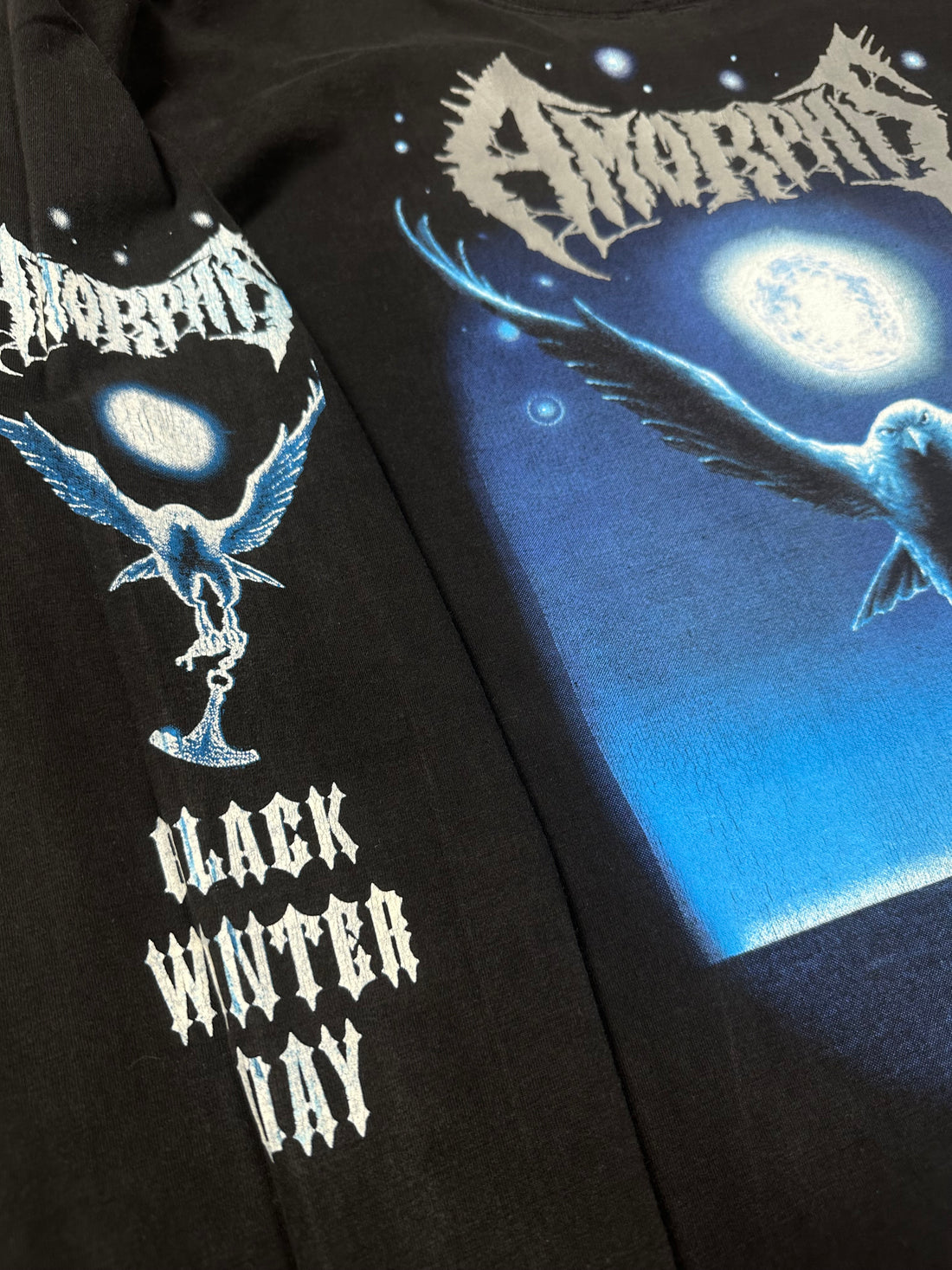 Vintage 1994 Amorphis Black Winter Day Longsleeve
