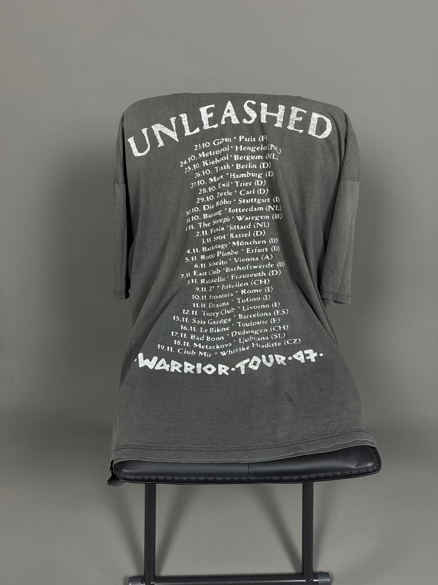 Vintage 1997 Unleashed Warrior Tour T-Shirt