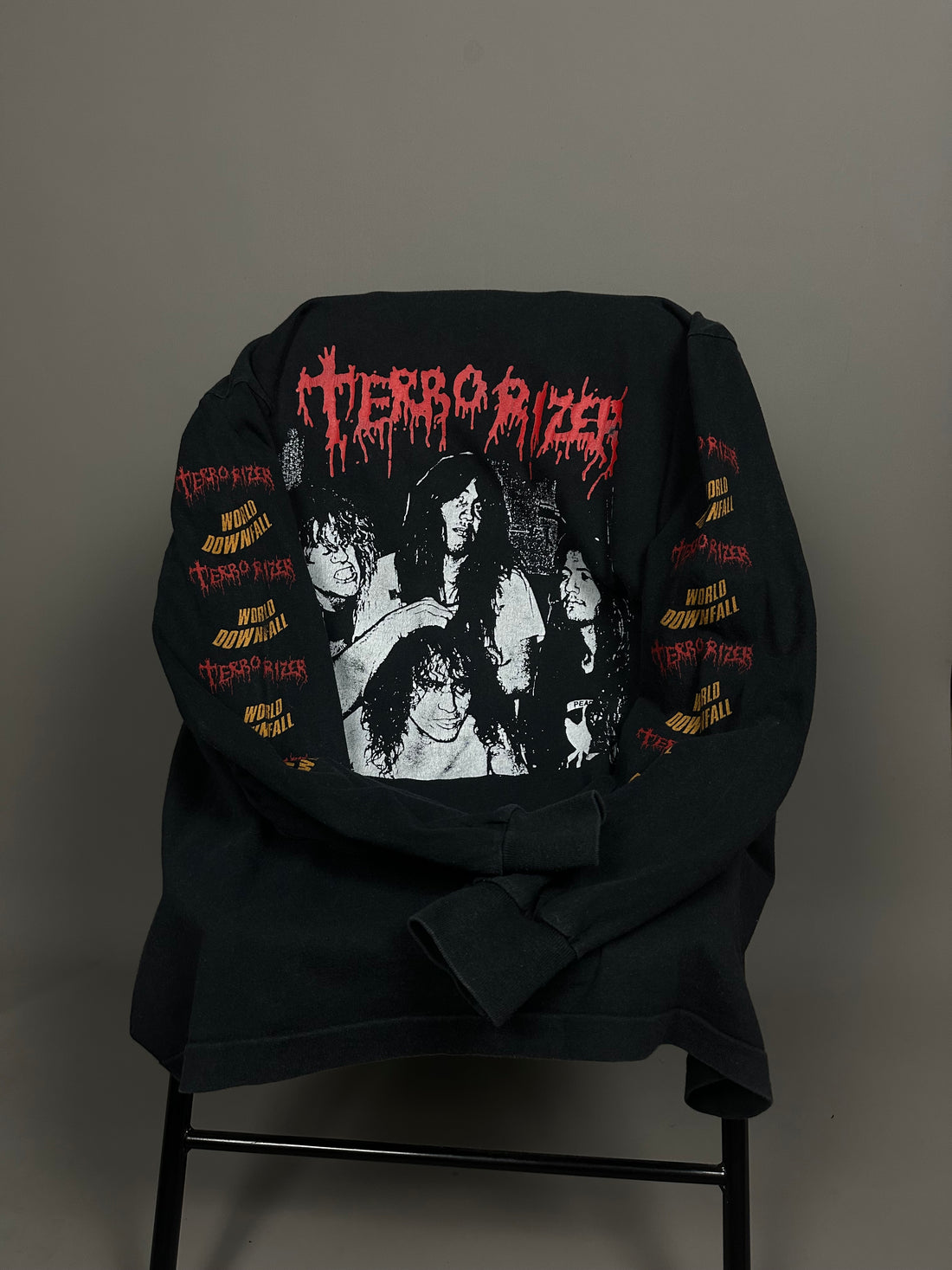 Vintage 1990 Terrorizer World Downfall Longsleeve